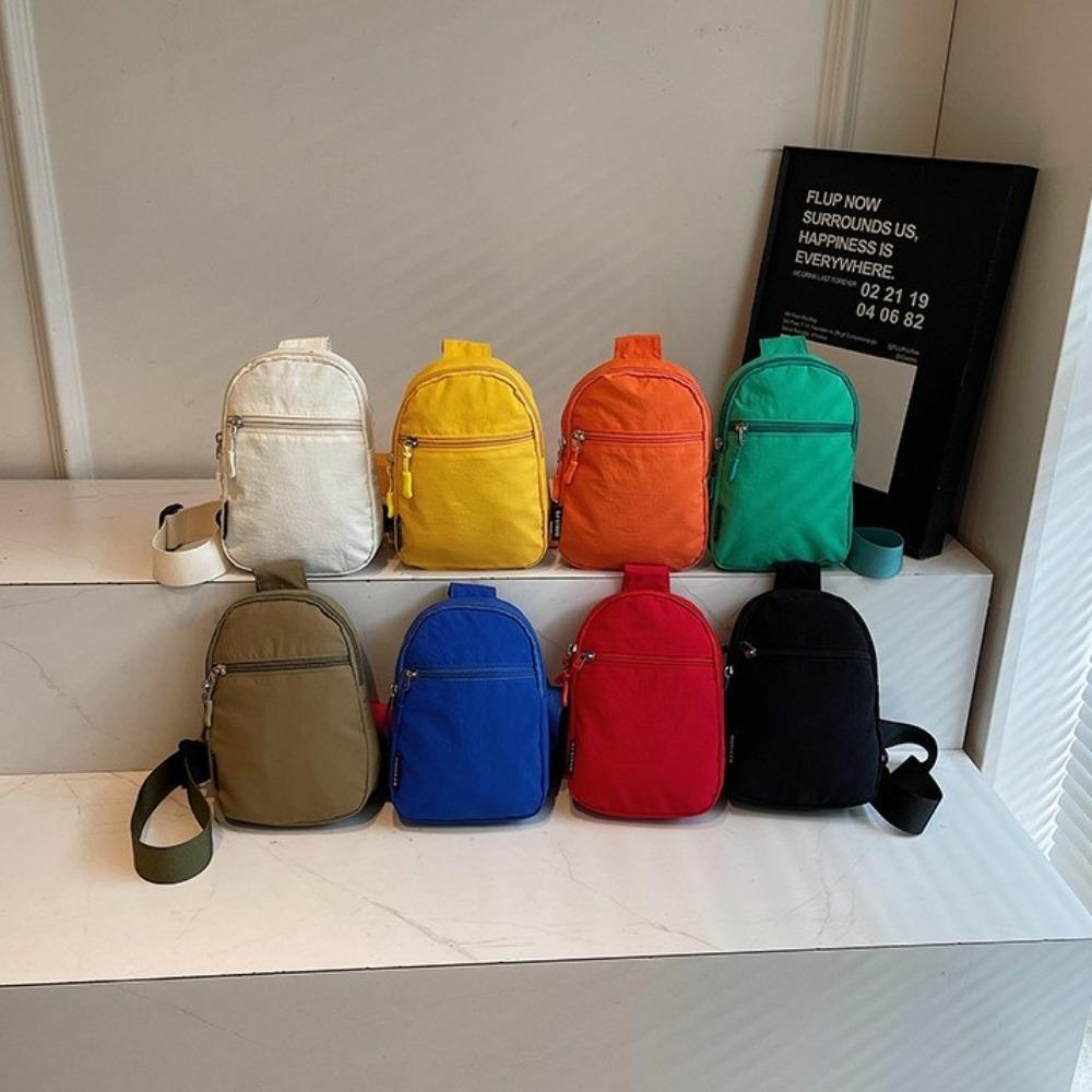 Multifunctional Crossbody Phone Pouch Nylon Sports Fanny Pack Lightweight Waist Bag  Outdoor