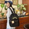 Japanese ins new high-value backpack size student light junior high school students go out leisure small backpack