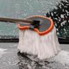 Telescopic Car Wash Brush with Soft Milk Silk Bristles