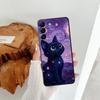 Rotating Starry Sky Cat Phone Cover Case for Samsung Galaxy A55 A37 A73 A51 A52 A36 A05 A23 A53 A17 A57 A15 A06 A25 A16 A50 A12