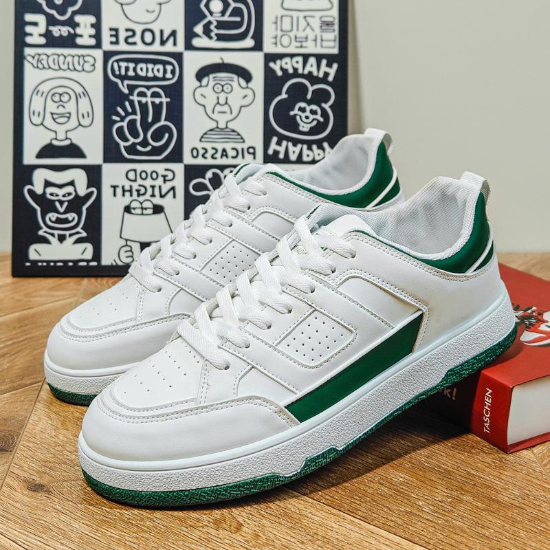 Men's versatile board shoes casual shoes running sports shoes new high-top fashion student breathable spring