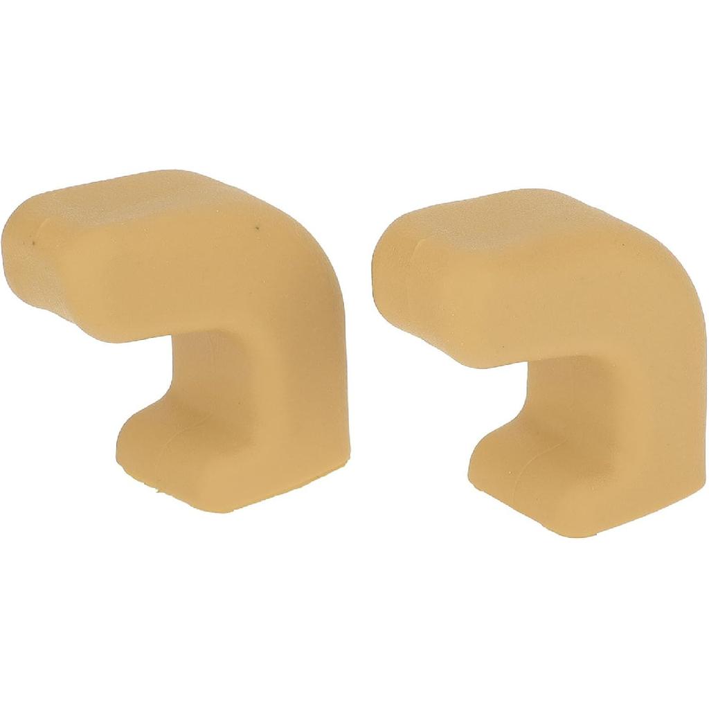Car Bumper Tow Hook Covers for Jeep Wrangler JK JL Gladiator TJ 2007-2023 Tow Cover Cap Rubber Beige 2pcs