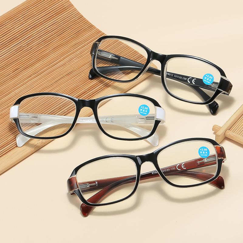 Fashion Plastic Square Women Reading Glasses Presbyopia Hyperopia Anti-Blue Light Men Reading Eyeglasses For Female Eyewear