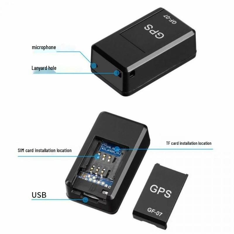 GF07 Magnetic GPS Locator for Cars, Motorcycles, and Electric Vehicles - No Installation, Anti-Lost Device