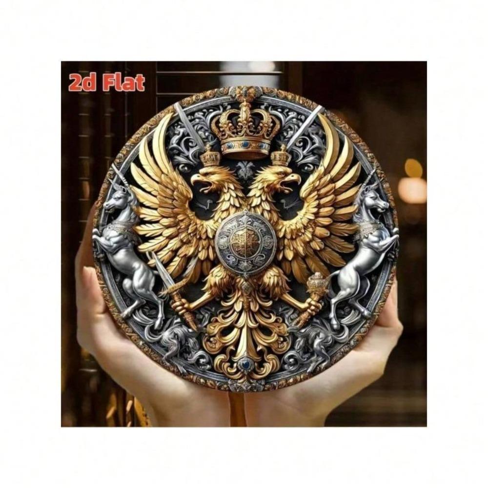 Tin Painting Wall Art Eternal Power Protection Symbol Home Study Cafe Decor