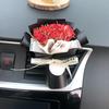 Natural Mini Rose Dried Flower Bouquet Car Air Outlet Pendant Aromatherapy Decoration Birthday Gift