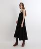GREENBUTTER Needlework Beads Dress (Black)