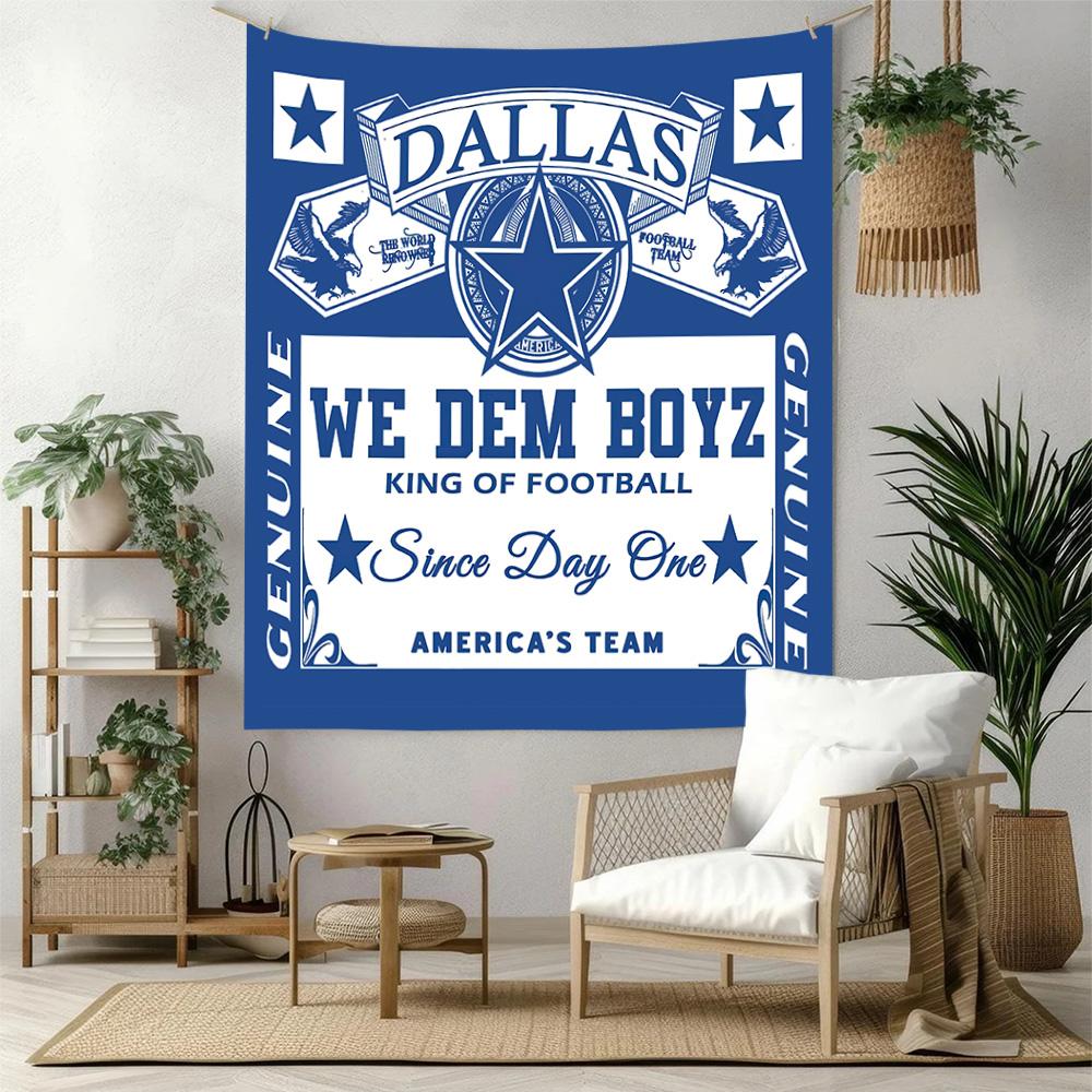 Dallas Wall Decor Tapestry Art For Pet Memorial Birthdaywedding Party Backdrop Family Gift