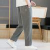 ROMON Men's Summer Loose Fit Cotton Linen Cropped Harem Pants