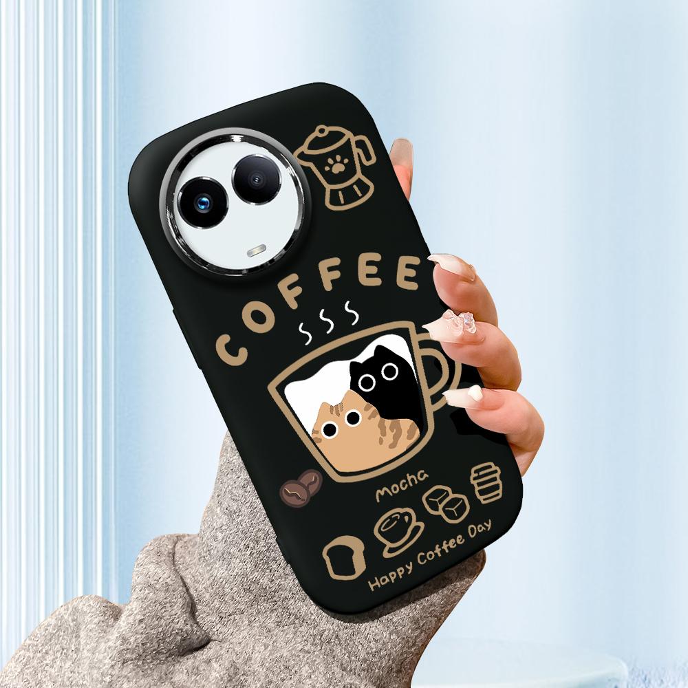 

Сплошной цвет с серебряным краем линзы, жирный корпус, мягкий ТПУ, жидкий силиконовый чехол, противоударный чехол для телефона для OPPO Reno Realme OnePlus OPPO Reno5 чёрный