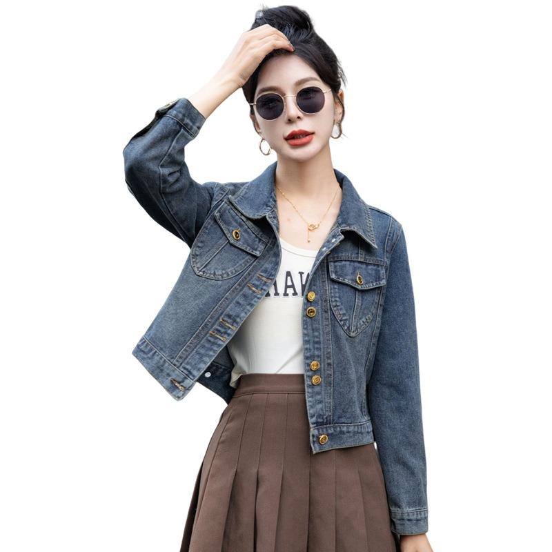 Vintage plus size women's spring slim senior sense casual fashionable jacket top small versatile women