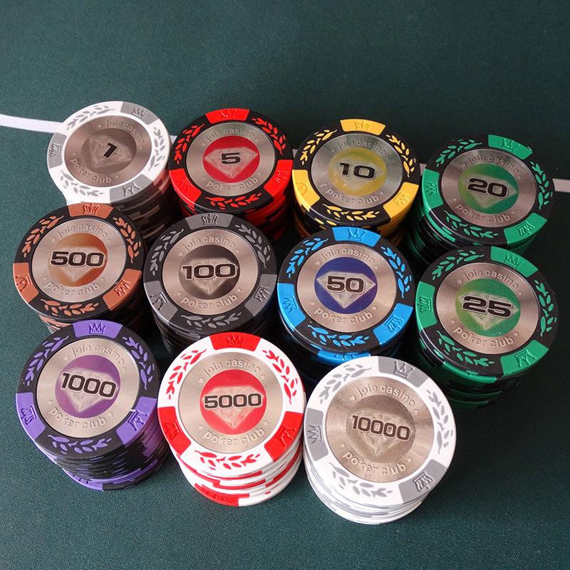 10 ks 39mm žetonů Texas Hold'Em, hliněné žetony s motivem klasu pšenice, Texas Hold'Em kreativní šachy a karetní herna, pokerová hala, pokerová mince, stolní hra
