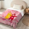 1PC Teletubbies Patterned Flannel Blanket Suitable For All Seasons For Home Decor Warmth And Comfort Gifts Holiday Present