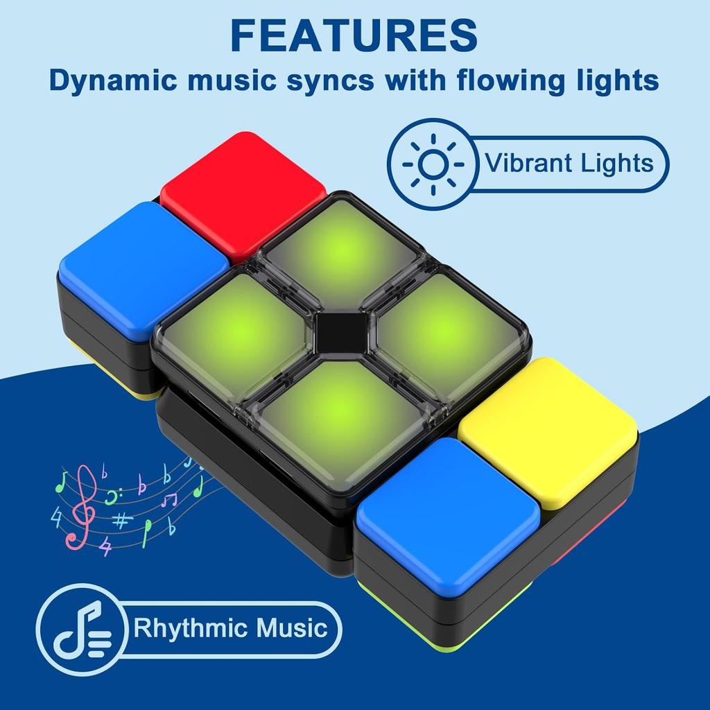 Pup Go Electronic Memory Game for Kids Ages 8-13, Handheld Light and Music Games, Fidget Toys for Teenager, Cool Presents for Teenage