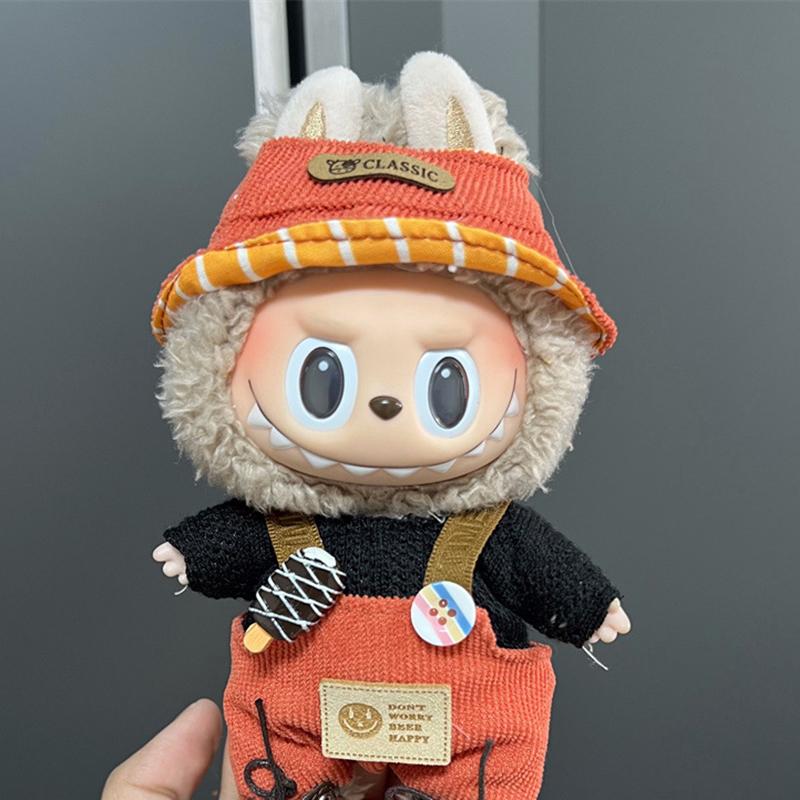 Haine Mini Păpușă Ținută Accesorii Pentru Păpușă de Pluș Vinil Labubu Costum de Timp Liber Fustă Haine Jucărie de Pluș Doar Haine Îmbrăcăminte Cadou Copii