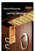 No-Drill Solid Wood Wall-Mounted Clothes and Hat Hook for Entrance or Hallway