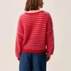 Za New Fall Women's Clothing 2025 Fashion Wind Stylish Fashion V Neck Stripes Loose Knitted Cardigan Outwear