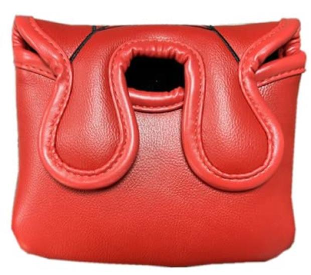 Pokrowiec na główkę kija golfowego kompatybilny z Odyssey 2 Ball TaylorMade Spider Putter Center Shaft Spider Pojedynczy przedmiot (Czerwona Siatka (czarny))