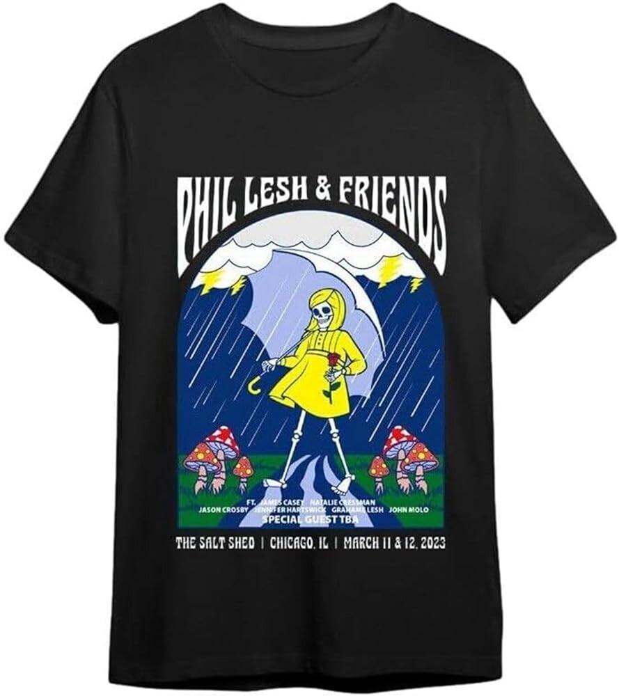 Phil lesh  Friends Chicago WHite unisex S-234XL shirt E771 Unisex T-Shirt XXL