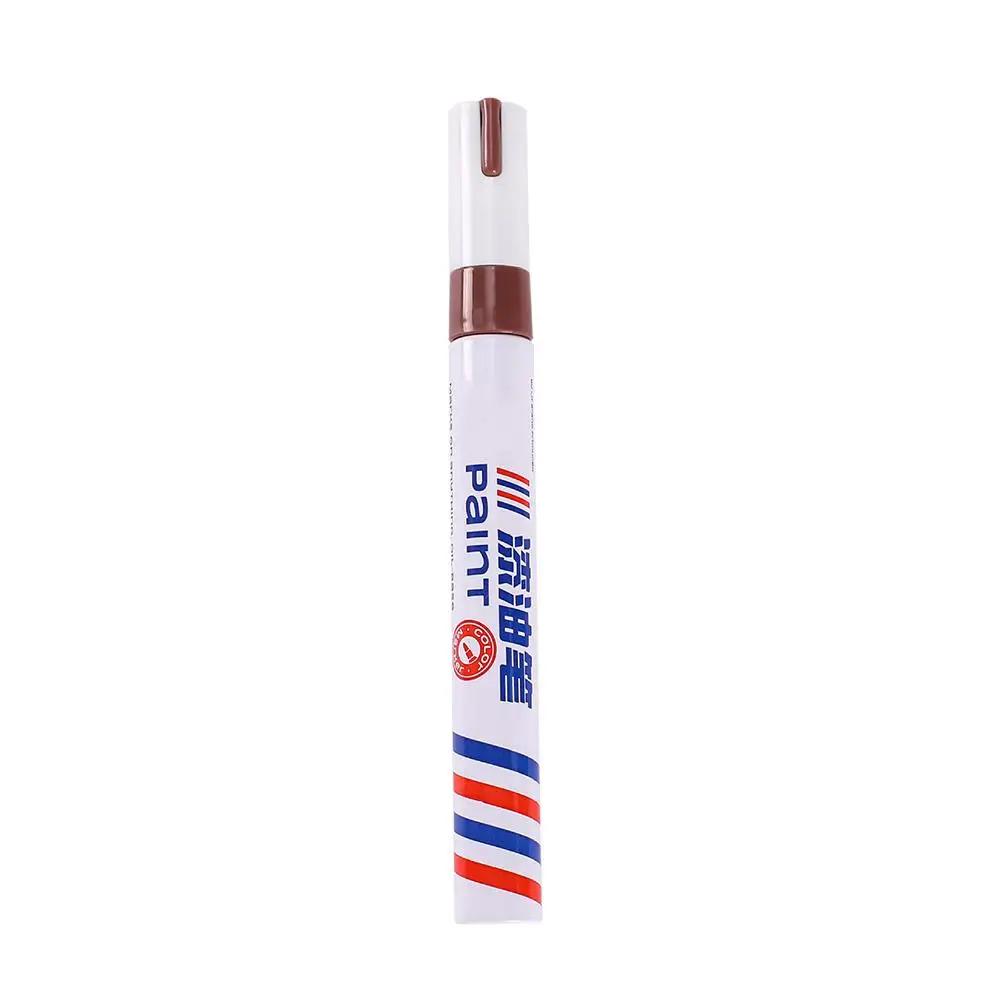 Universal Car Paint Pen Waterproof Wheel Tire Oily Marking Pen Nontoxic Permanent Portable Easy Use for Car Lovers E2F6
