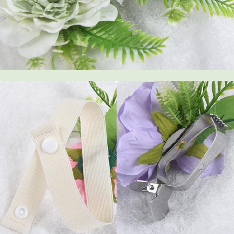 Pack of 2 Artificial Flower Curtain Clips Decorative Tiebacks Clasps Buckles Window Drape Holders Holdbacks Home Decors