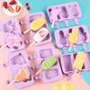 Silicone Ice Cream Mold Popsicle Reusable Bar Pop Molds For DIY Making Summer Favorites DIY Homemade Kitchen Accessories