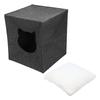 Soft Square Pet Bed Detachable and Washable Mini MediumSized Cat Bed Suitable for Cats Small Dogs