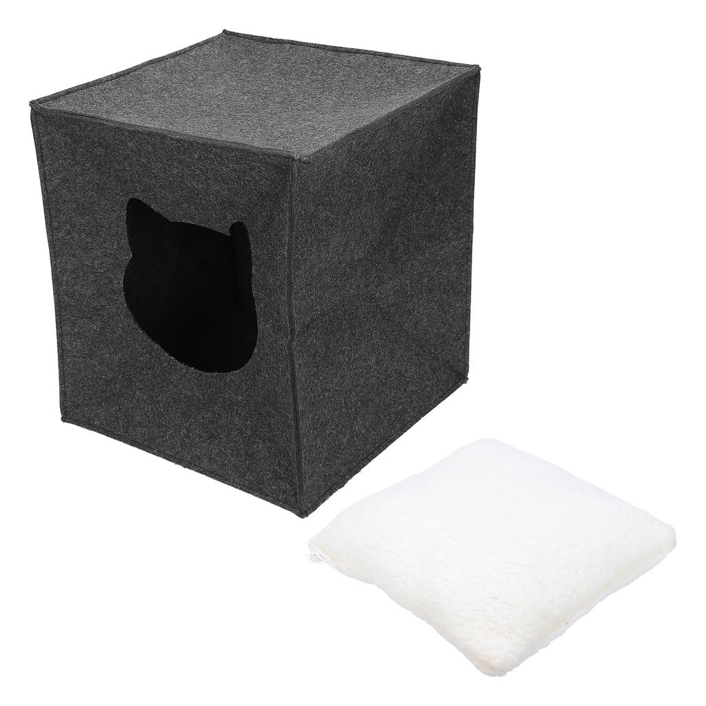 Soft Square Pet Bed Detachable and Washable Mini MediumSized Cat Bed Suitable for Cats Small Dogs
