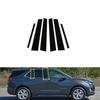 For Chevrolet Equinox 2018-23 Piano Black PC Pillar Posts Set Door Cover Trim 6x