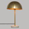 Lampe champignon "Lilio" hauteur 46 cm métal or Atmosphera