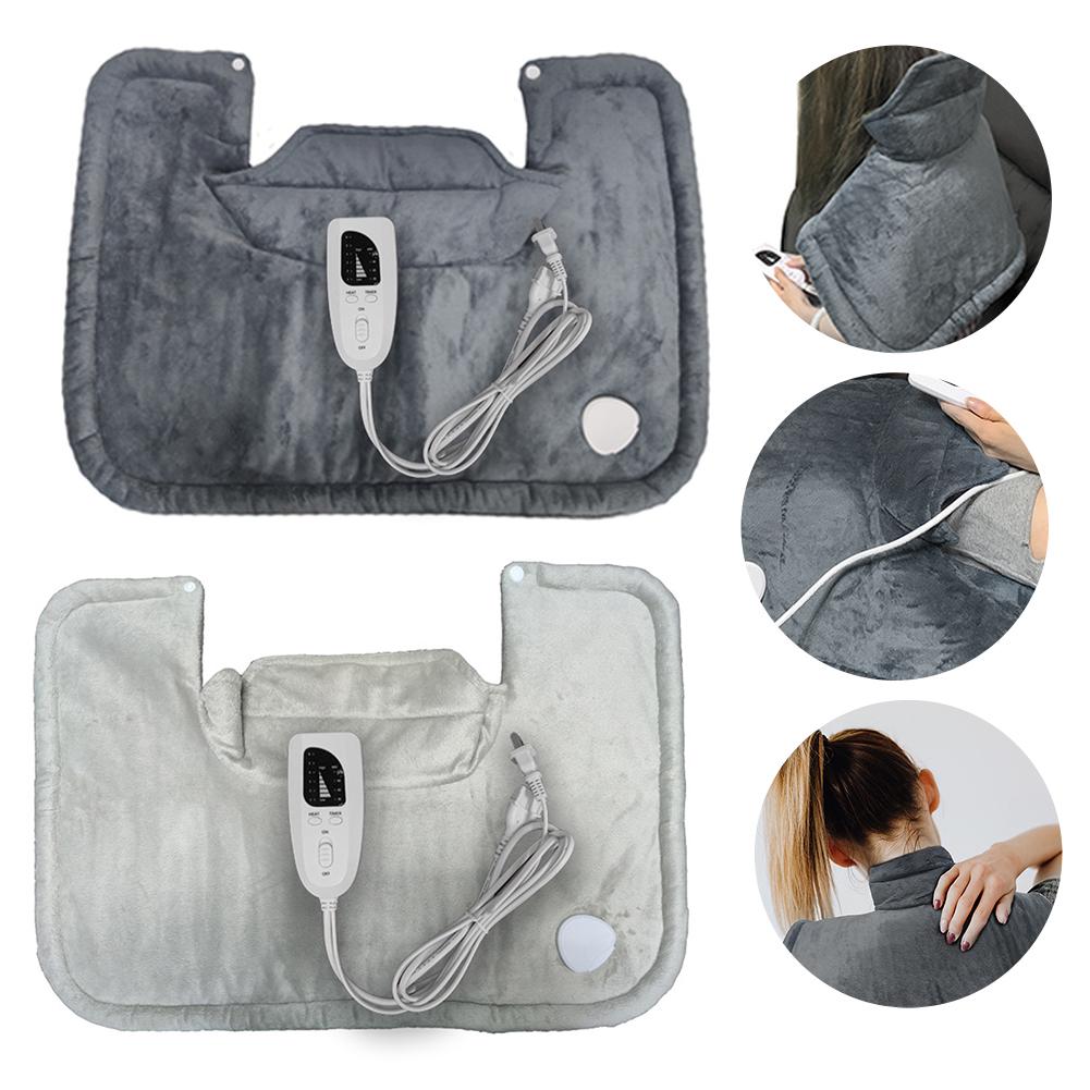 PAIDES Febrile Shawl Heating Pad for Neck and Shoulders and Back Neck Heating Pad Back Pain Relief Products Electric Heating Pad