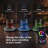 Máquina de Fazer Cocktails Smart Coaster Com Luzes LED e Design à Prova d'Água – Base de Copo Interativa que Muda de Cor Para Bar em Casa