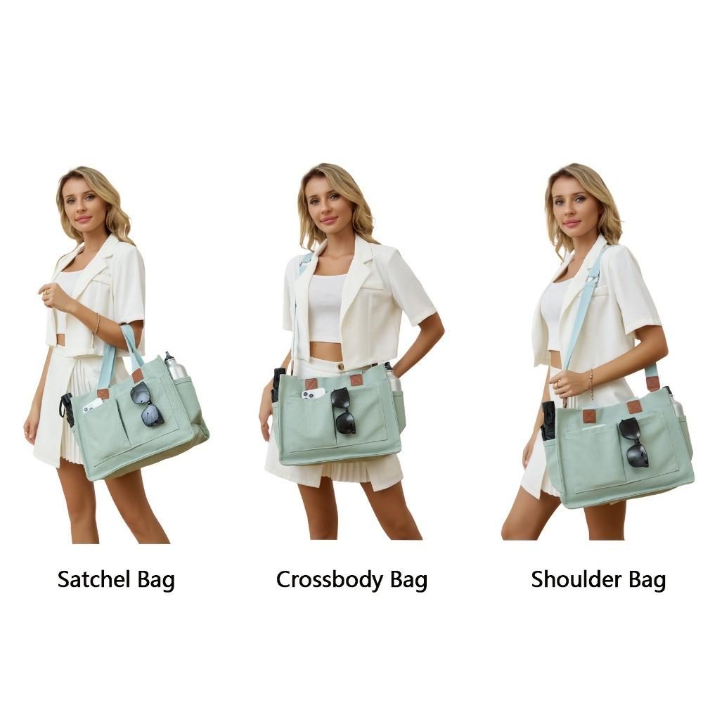 Borsa Tote in Tela da Donna di Grande Capacità per Uso Quotidiano