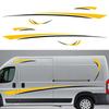 DIY Stripes Images Decal Sticker Decoration Universal for Caravans Trailer Self Adhesive Campers Body Decoration Sticker