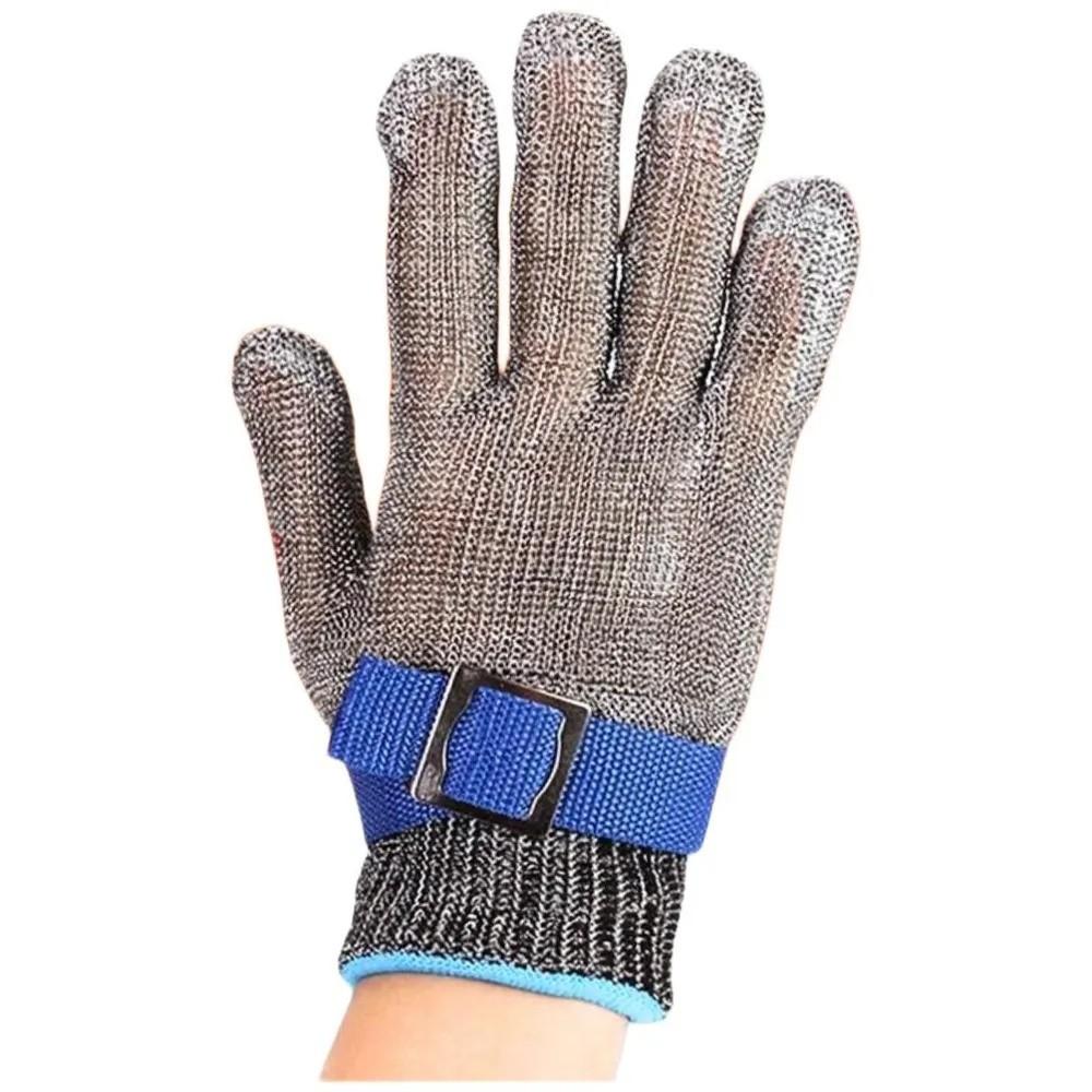 Safety Cut Proof Stab Resistant Stainless Steel Gloves Metal Mesh Butcher