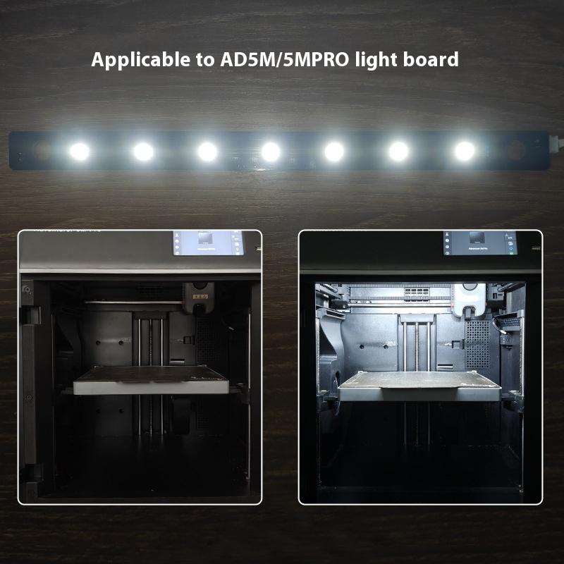 Pro Flashforge Adventurer 5M Ad5M Světelný pásek Super Jasný LED 24V Světelná lišta Pro Ad5M 5Mpro Příslušenství pro 3D tiskárny