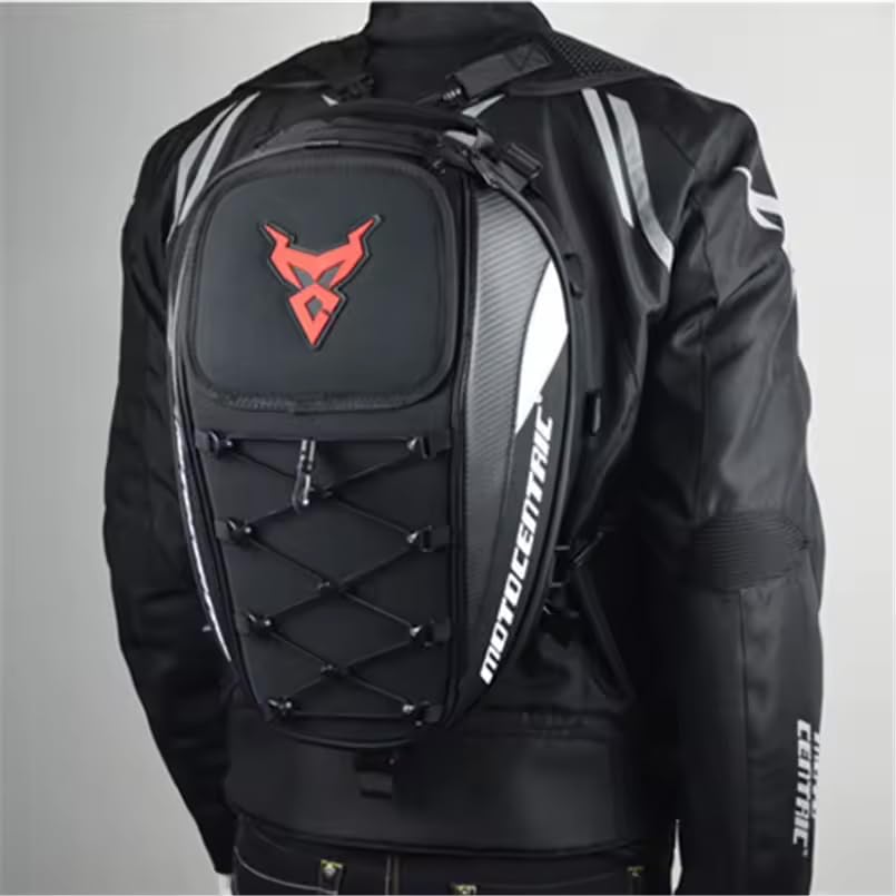 zmart Motorcycle Back Seat Waterproof Tail Rear Seat Multifunctional Motorcycle Helmet Moto Rider Backpack Bag, Bag, Bag, Bag,