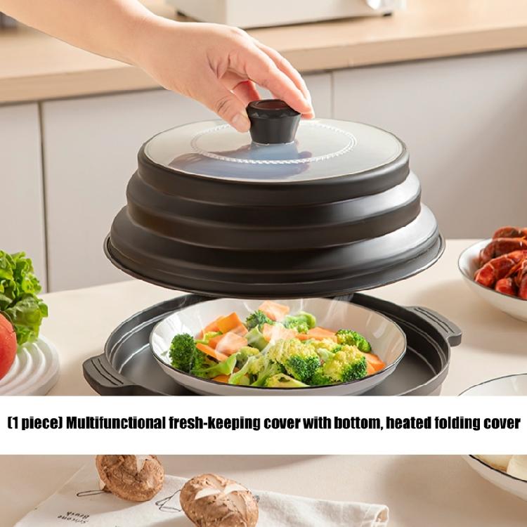 Dishwasher Safe Microwave Lid Foldable Splash Cover Heat Resistant PP Materials Multipurpose Kitchen Tool For Food Protections