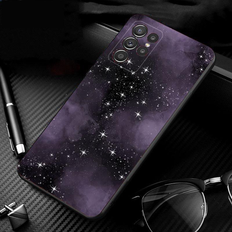 Clound Moon Star Night Phone Case For Samsung Galaxy S25 S24 S23 S22 S21 Ultra S24 S23 S22 S21 S25 Plus S24 S25 FE