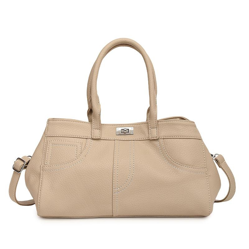 Large Capacity Soft Surface Bag Women'S Winter Senior Sense Portable Commuter Bag Single Shoulder Crossbody