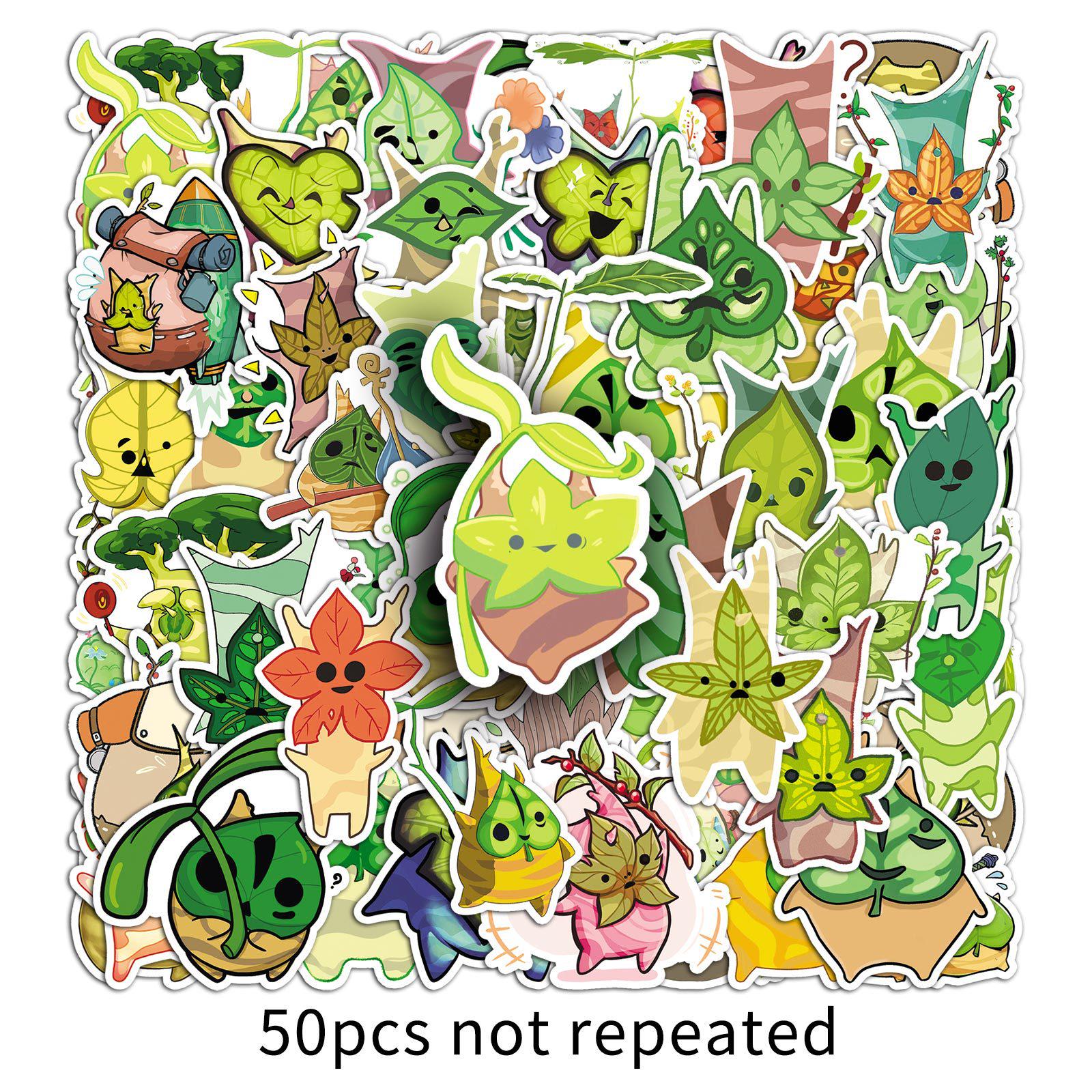Korok Stickers Pack (50 Sheets) - Zelda Forest Sprite Seed Game, Waterproof Journal Decoration