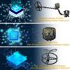 Metal Detector Underground Professional Depth 2.5m Scanner Search Finder Gold Detector Treasure Hunter Pinpointer 11inch