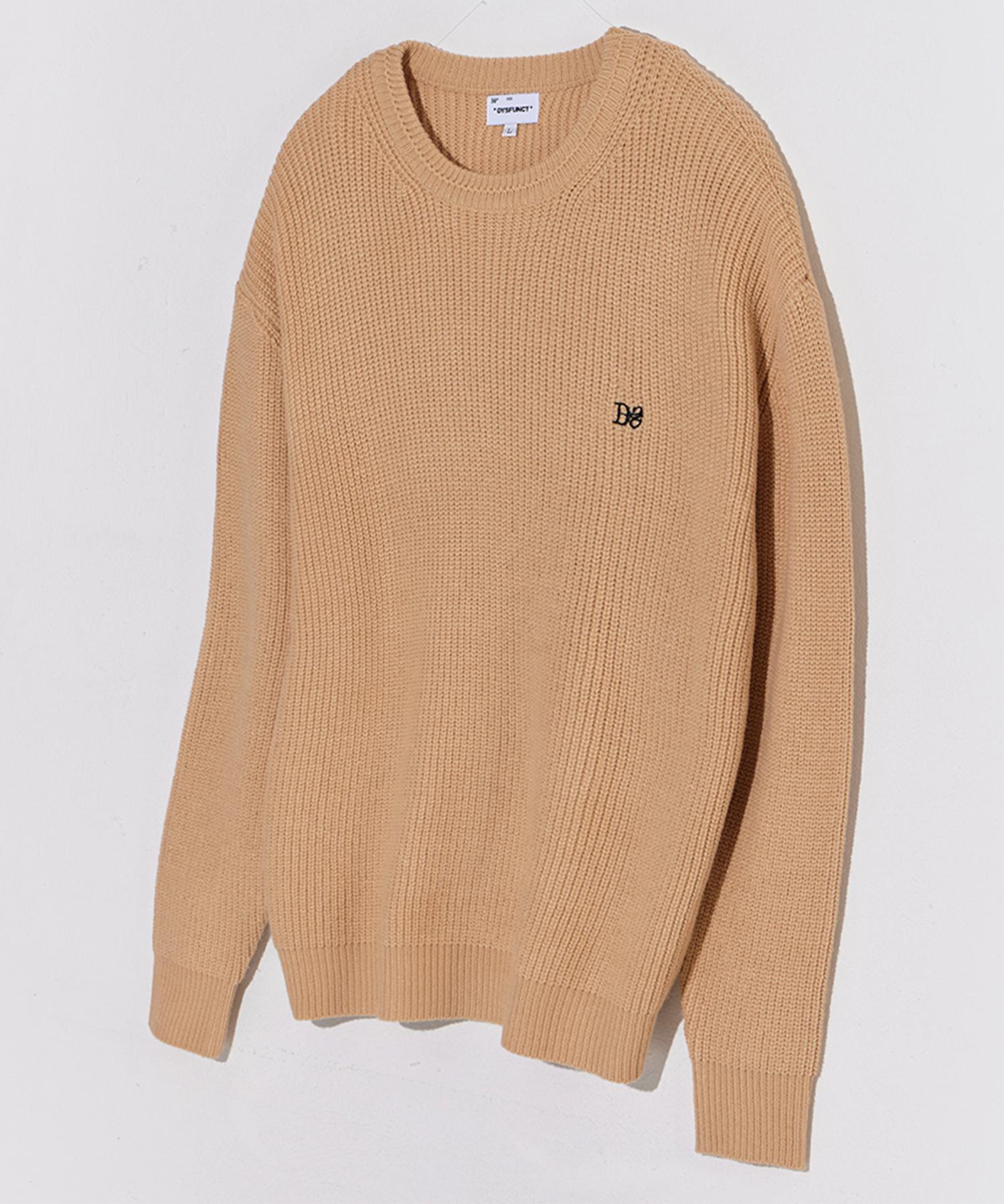 Disfunct Ds Over Fit Knit (Beige) L