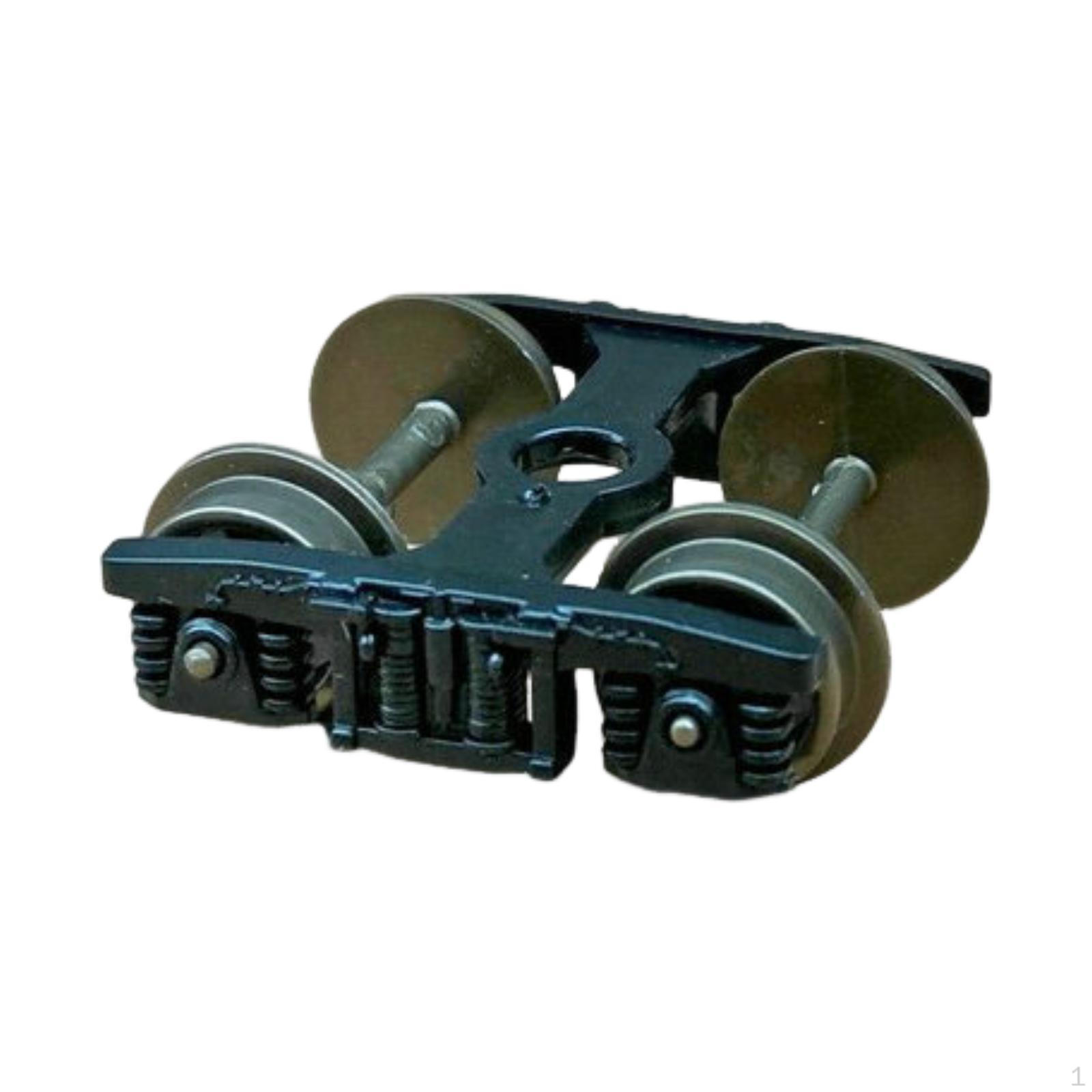 

Model Trains Bogie Wheel 0.87inch Inner Width for 2.4cm Gauge Tracks Easily Install Maintenance 209P Passenger Train