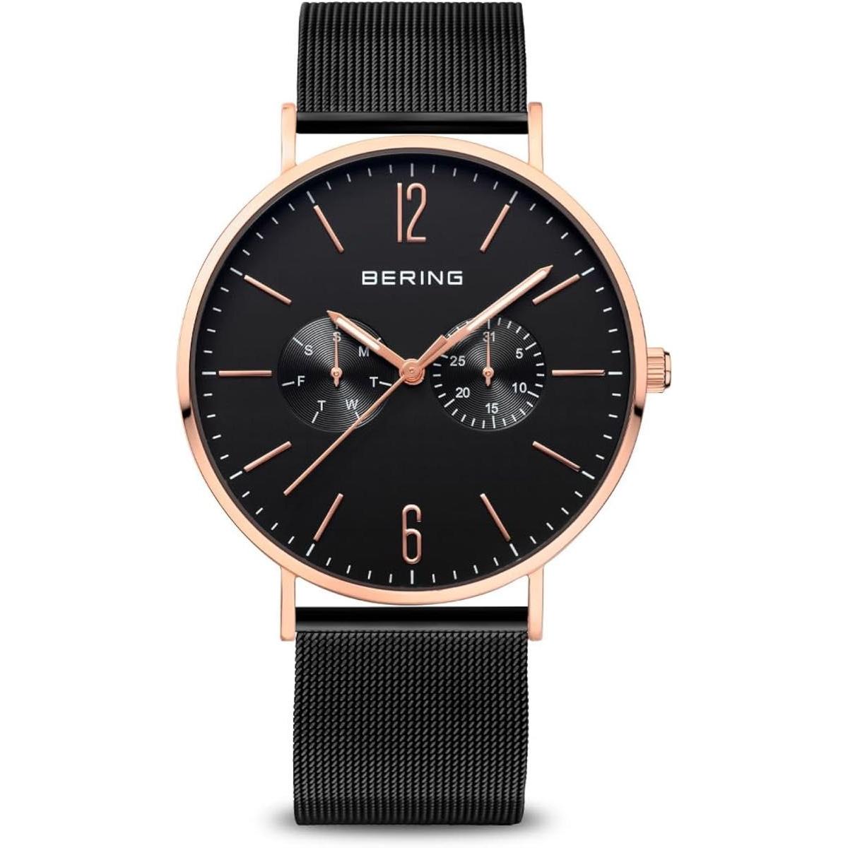 Used BERING Analog Quartz Watch with Replacement Strap 14240-166