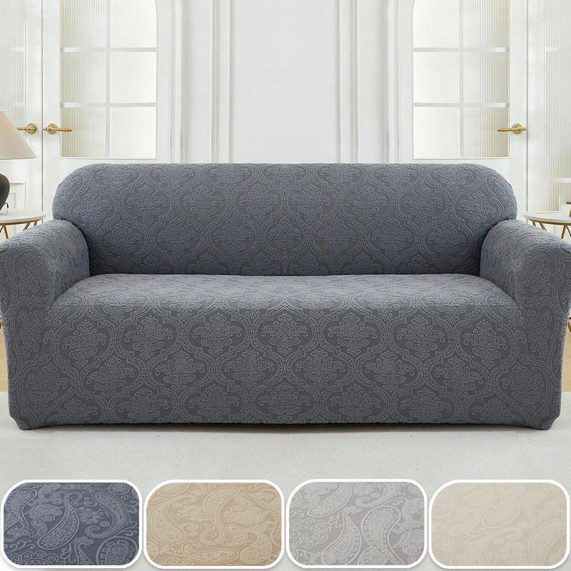 Stretch L Shaped Sofa Cover Non Slip Full Corner Couch Slipcover Solid Living Room Home Decor Furniture Protector
