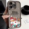 Christmas Pattern TPU Case For iPhone 16 Pro Max 15 14 Plus 13 12 11 Pro Max 7 8 XR X XS SE Shockproof Soft Silicone Phone Cover
