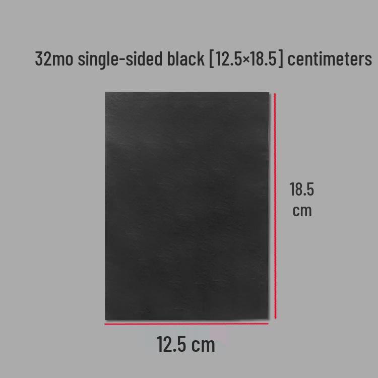Large Single-Sided Black Carbon Graphite Paper for Non-Stick Handwriting & Cross-Stitch Tracing.