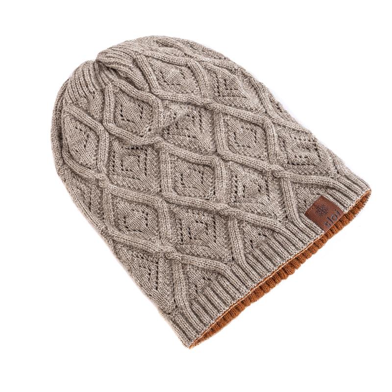 Winter Slouchy Fashionable Trendy Women New Brand Latest Fresh Hats Various Wearing Method Reversible Beanie Hat Thick Knitted Hats