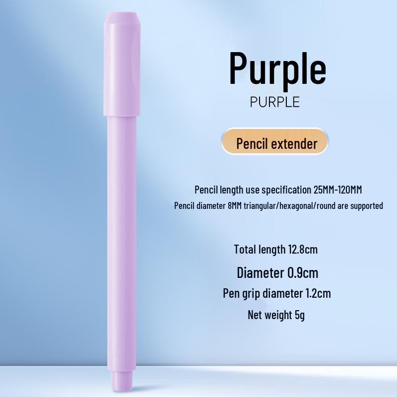 Dual-Head Metal and Wooden Pencil Extender